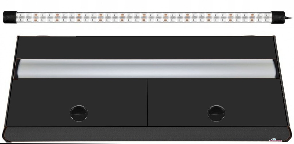 DIVERSA Pokrywa Platino LED 100x40cm 1x20W Czarna