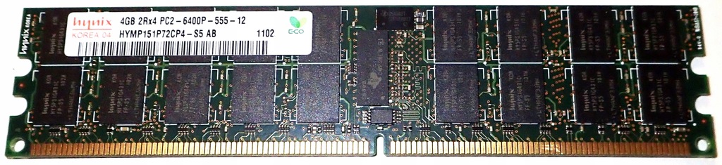 Pamięć ECC DDR2 HYNIX 4GB 2Rx4 PC2-6400P 800MHz