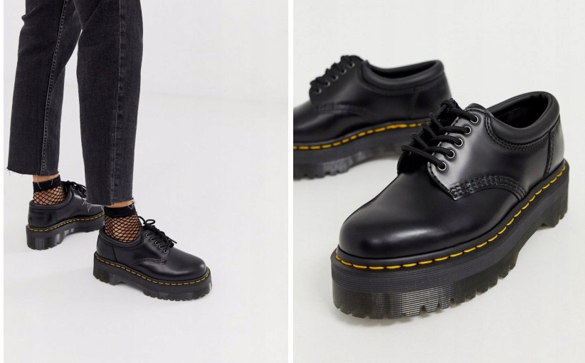 23E#C11*DR MARTENS PÓŁBUTY DAMSKIE CZARNE 41 W01