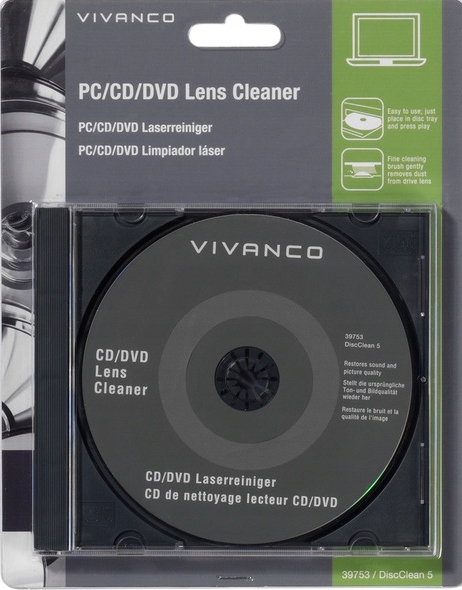 Купить Фирменный чистящий диск для CD/DVD VIVANCO SHOP: отзывы, фото, характеристики в интерне-магазине Aredi.ru