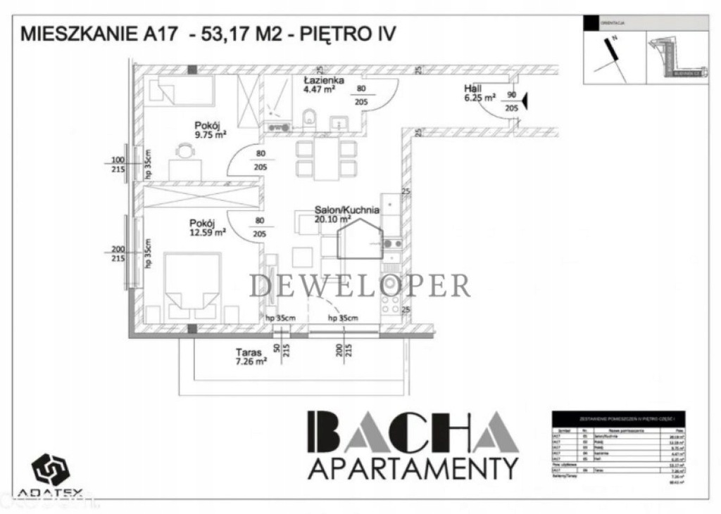 Mieszkanie, Tychy, 53 m²