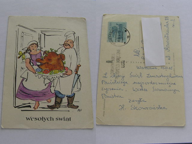 WESOŁYCH ŚWIĄT WIELKANOC Pisanki Kucharze - Proj. ANTONI UNIECHOWSKI