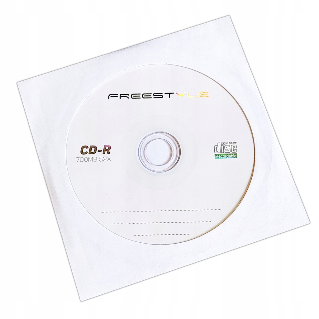 PŁYTA CD-R FREESTYLE 700MB 52X KOPERTA