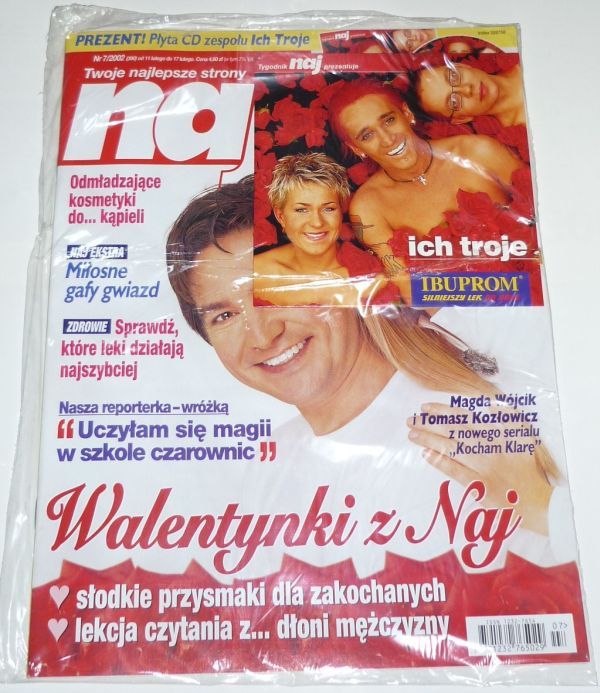 ICH TROJE płytka CD z Walentynkowym NAJ - 7/2002r