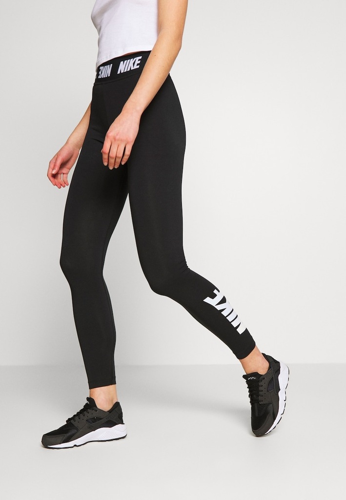 NIKE LEGGINSY CZARNE DAMSKIE KLASYCZNE M 1BAC