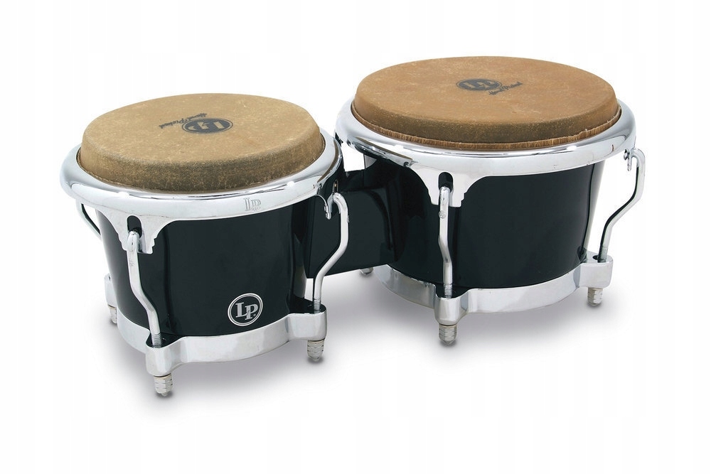 Latin Percussion Bongo Fiberglass Black