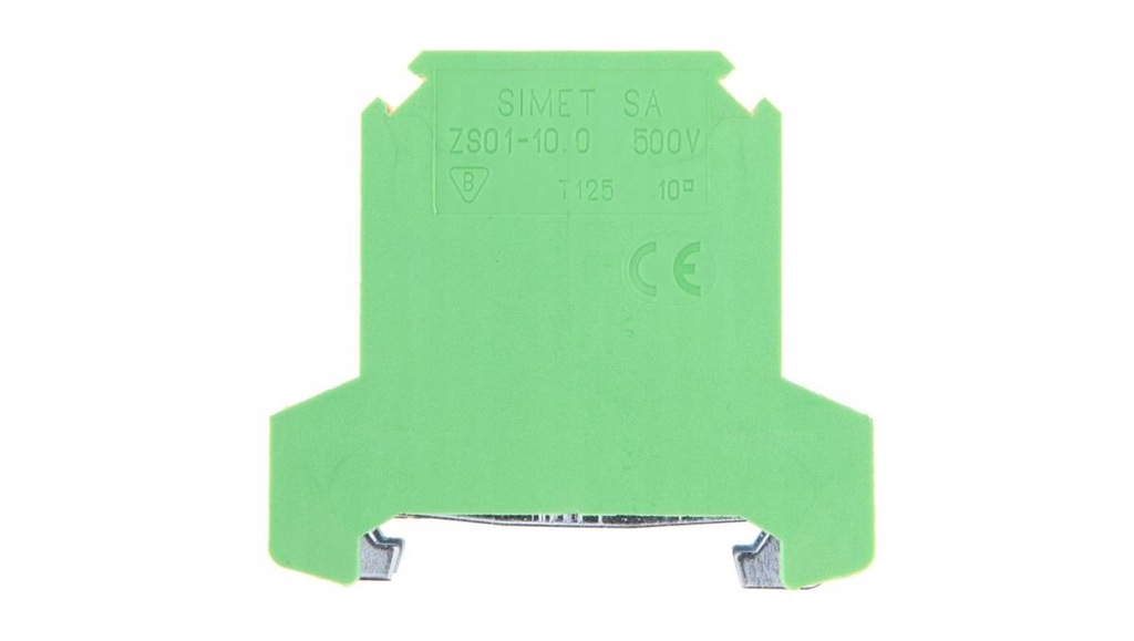 Złączka szynowa ochronna 10mm2 zielono-żółta ZSO
