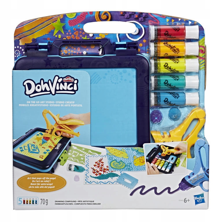 Hasbro Play Doh Vinci Duzy Zestaw Przenosny E1942 7431879412 Oficjalne Archiwum Allegro