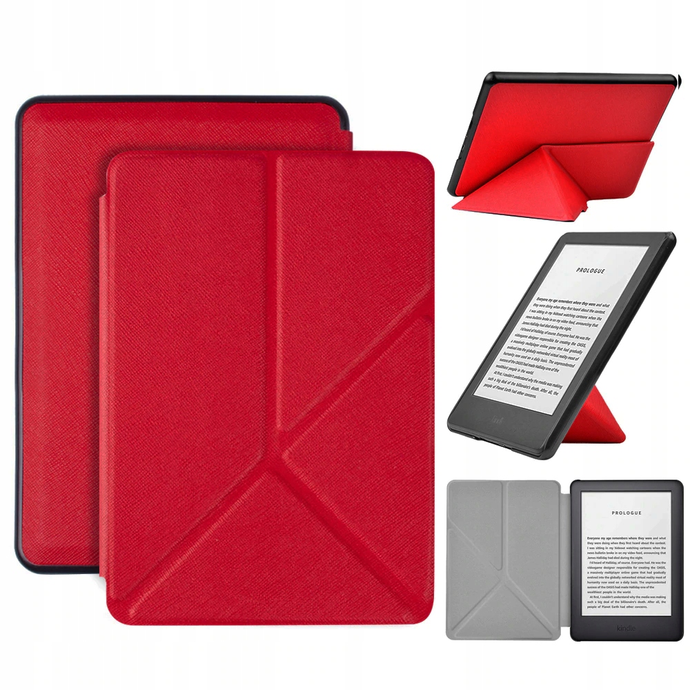 ETUI ORIGAMI KINDLE Paperwhite 4 RYSIK + FOLIA 8763463210 oficjalne
