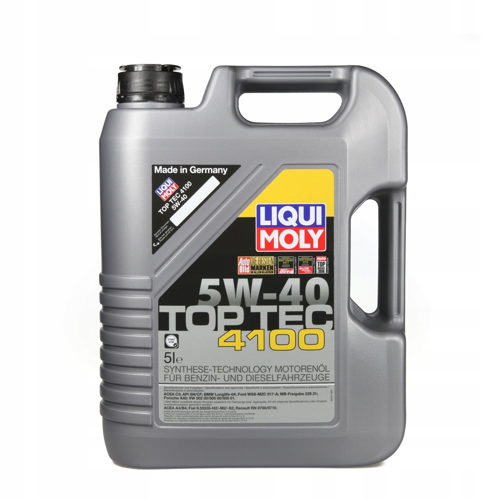 LIQUI MOLY TOP TEC 4100 5W40 - 5L + GRATIS - 9511 - 7712098364 ...