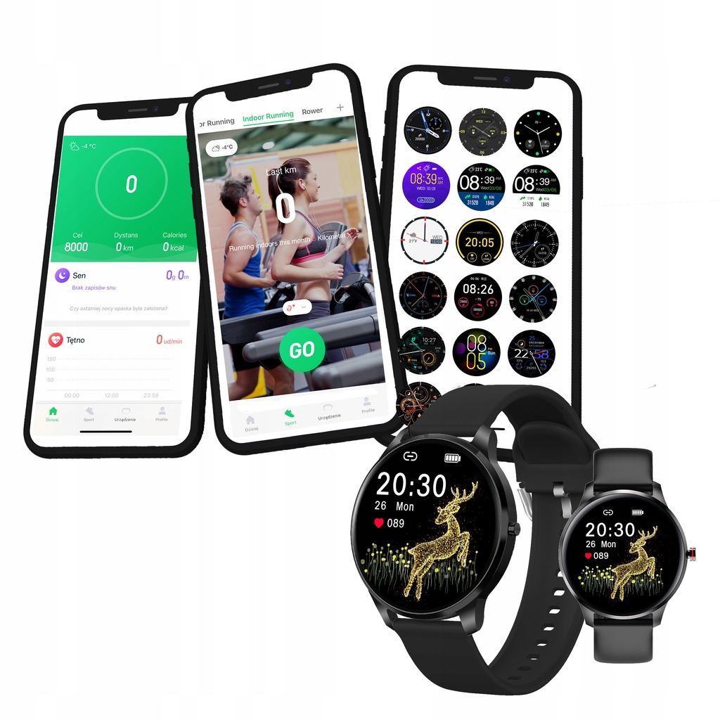 Купить SMARTWATCH МУЖСКИЕ ЧАСЫ ДЛЯ SAMSUNG IPHONE HUAWEI: отзывы, фото, характеристики в интерне-магазине Aredi.ru