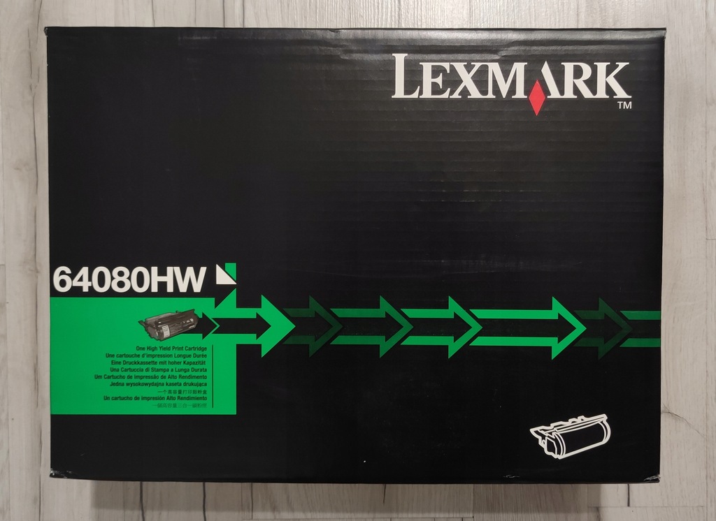 TONER Lexmark 64080HW T640 T642 T644 NOWY BOX