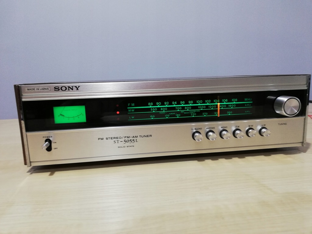 SONY ST 5055 L tuner vintage 72-74r.