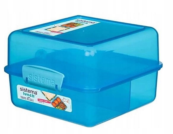 Sistema lunch box cube 1,4 l pojemnik na kanapki lunchbox 2 poziomy 1400