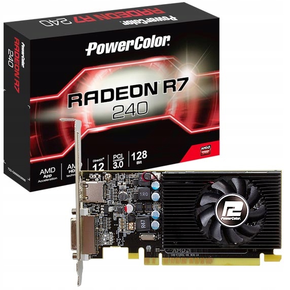 Karta PowerColor Radeon R7 240 4GB GDDR5 - 11687890499 - oficjalne ...