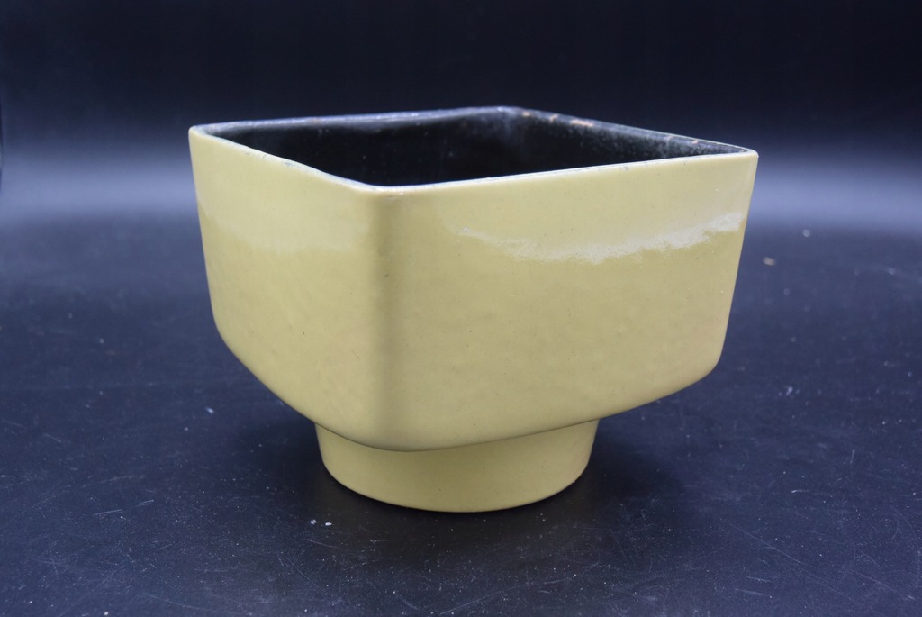Doniczka ceramiczna Strehla 12cm żółta piękna