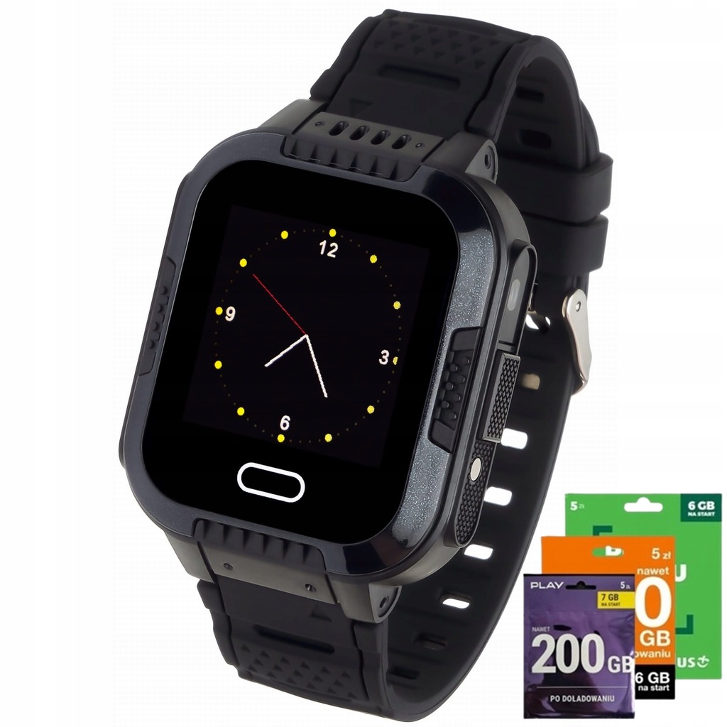 Smartwatch Garett Fly GPS SIM ZDALNY PODSŁUCH