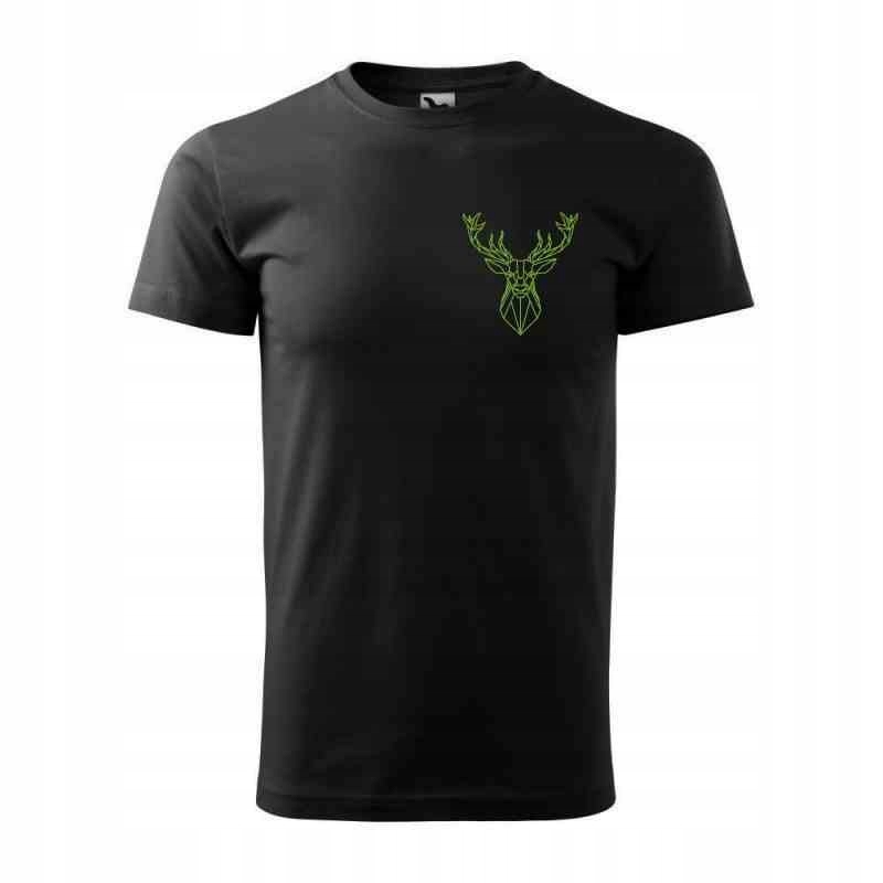 Koszulka męska Togo czarna, jeleń G, XXL
