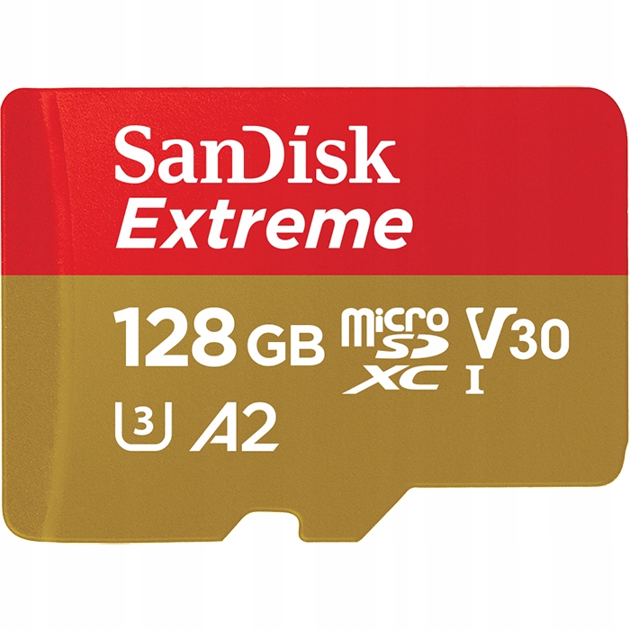 EXTREME MICROSDXC 128 GB 160/90 MB/S A2 C10 V30 UH