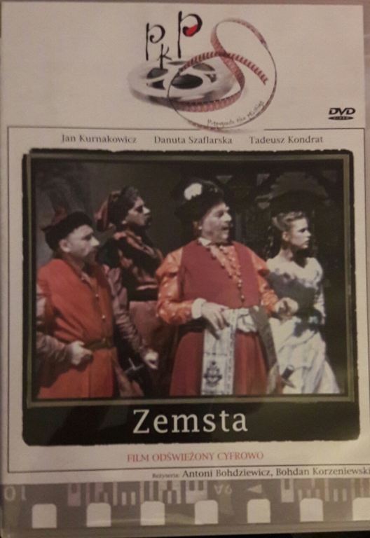 ZEMSTA DVD- BEATA TYSZKIEWICZ AUTOGRAF !! RARYTAS!