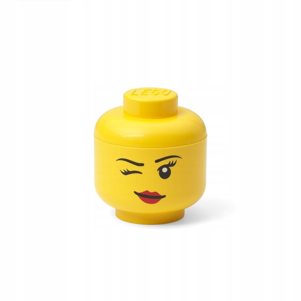 LEGO POJEMNIK MINI GŁOWA DZIEWCZYNKA OCZKO XS