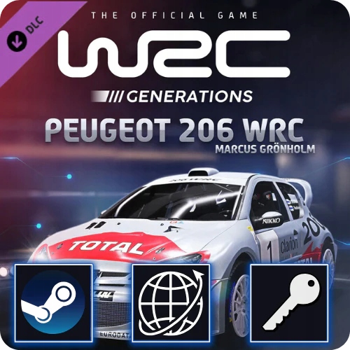 WRC Generations - Peugeot 206 WRC 2002 DLC (PC) Steam Klucz Global