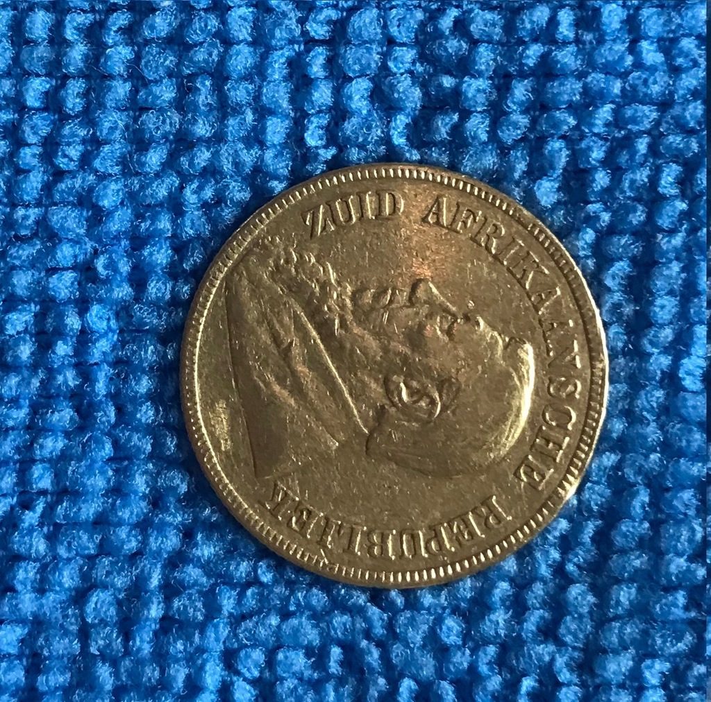 FUNT 1894r - R.P.A. - KRUGER - WAGA 7,94g -rzadkie