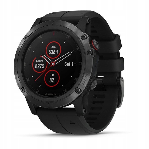 GARMIN FENIX 5X PLUS SAPPHIRE CZARNY