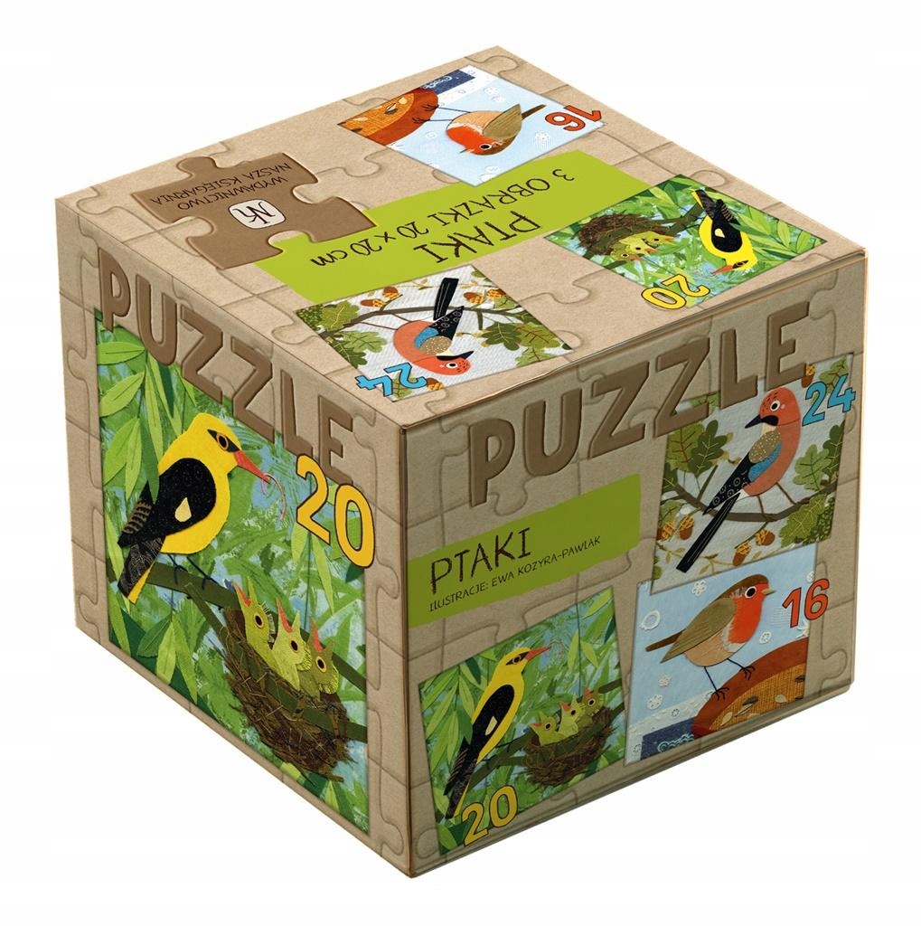 Puzzle 3w1 - Ptaki Nasza Księgarnia