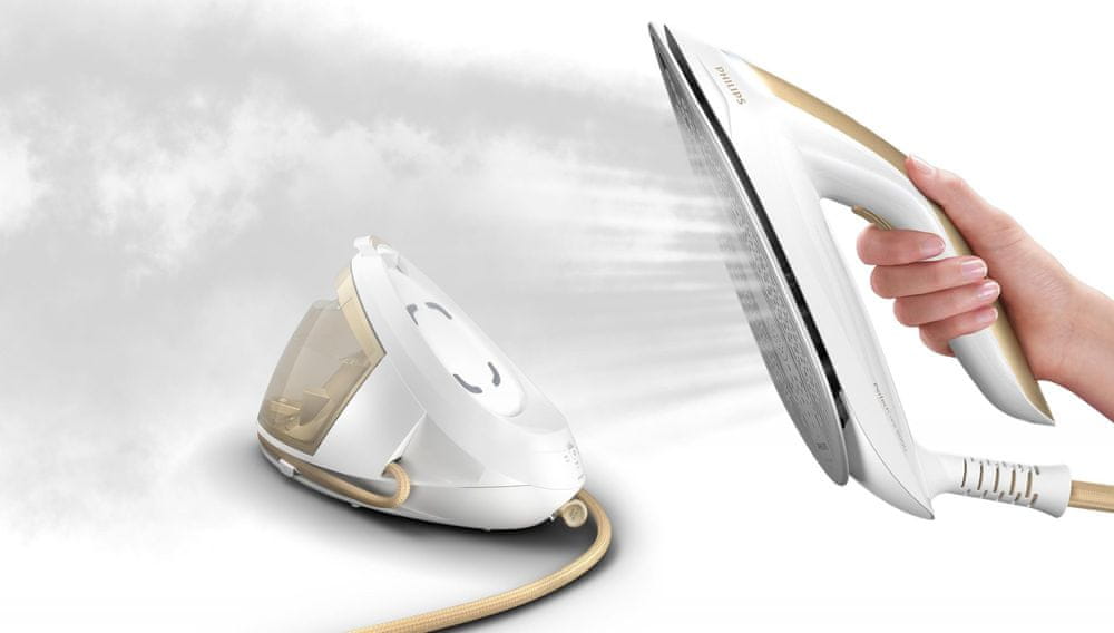 ŻELAZKO STACJA PAROWA Generator pary Philips PSG8040/60 2700W BIAŁY ZŁOTY