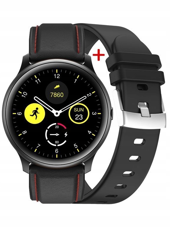 SMARTWATCH Gino Rossi G.RSWSF1-1A1-1 black + dodat