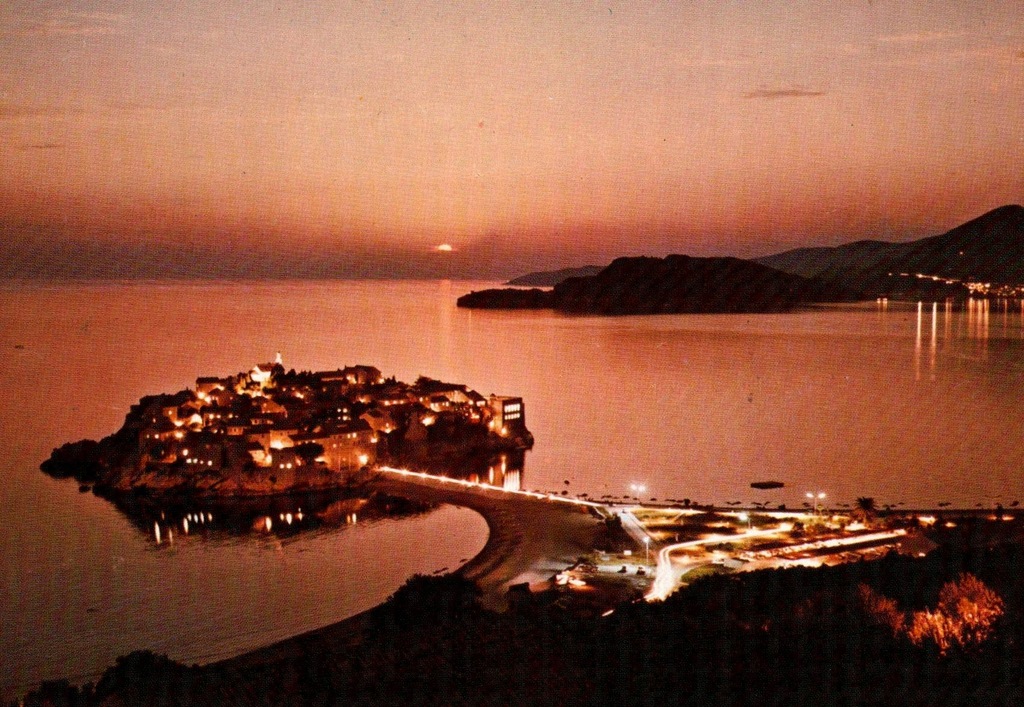 Pocztówka / Czarnogóra / Sveti Stefan