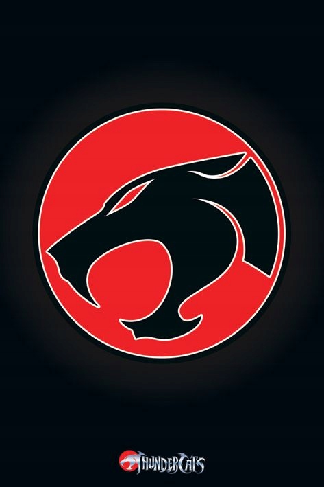Plakat Thundercats Świecące Logo 61x91,5 cm