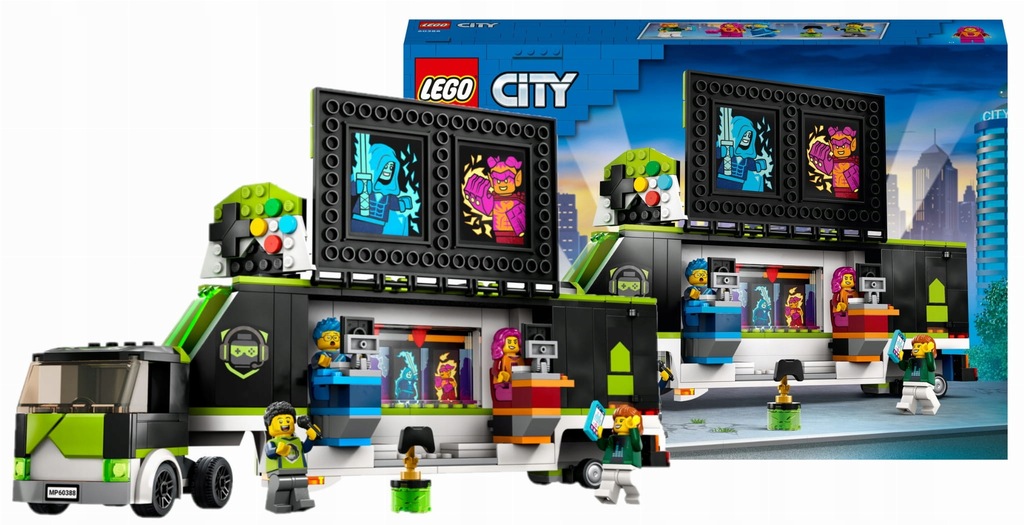 LEGO City Zestaw klocków Lego 60388 Ciężarówka na turniej gier