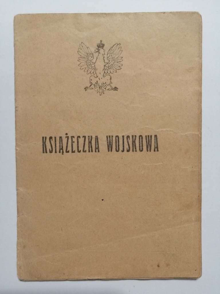 KSIĄŻECZKA WOJSKOWA 1923 WARSZAWA