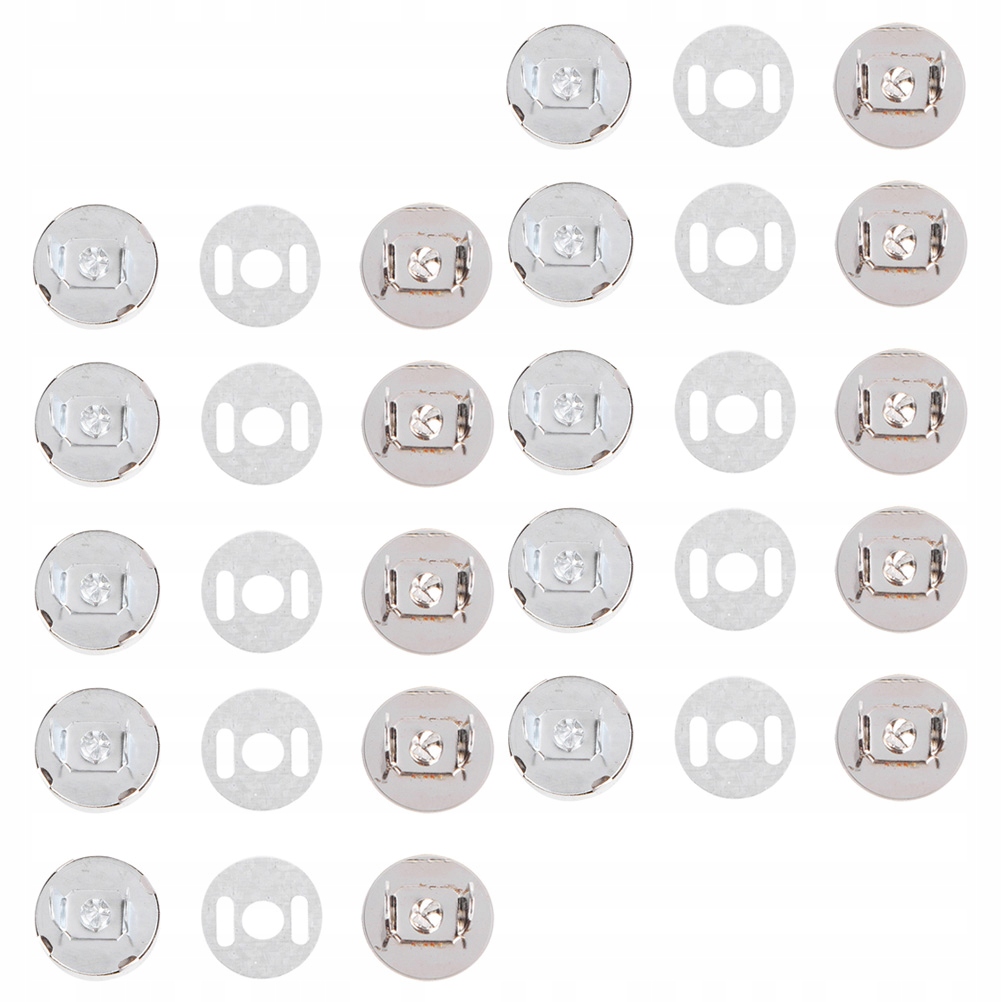 30Pcs Magnetic Snap Button Clasps Metal Clap