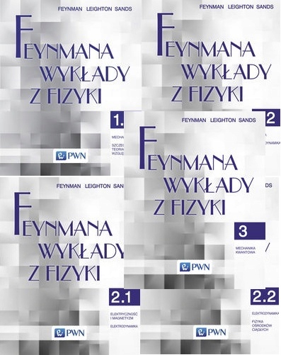 Feynmana wykłady z fizyki komplet 5 tomów Feynman