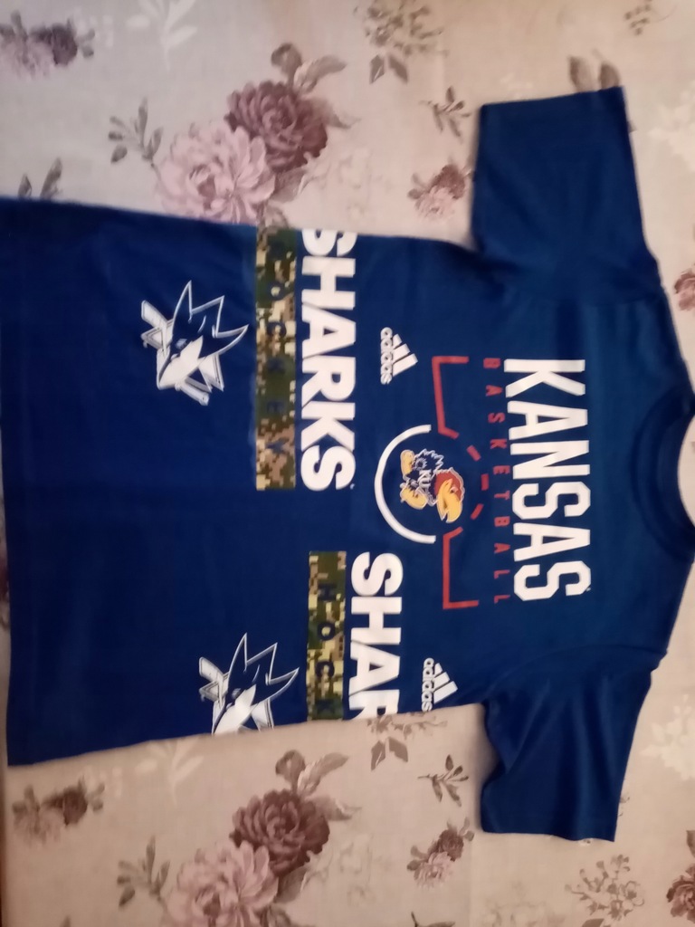 Koszulka Adidas Kansas basketball tanio dużorzeczy