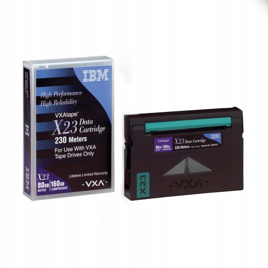 IBM VXA TAPE KASETA X23 80/160GB- NOWA - FOLIA
