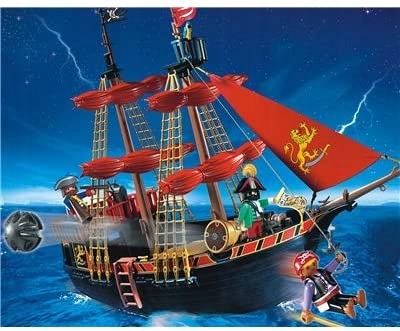 PLAYMOBIL 4424 Klocki Piracki Statek Z Armatą