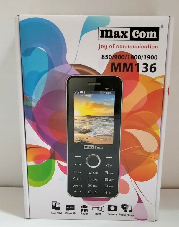 TELEFON MAXCOM MM136