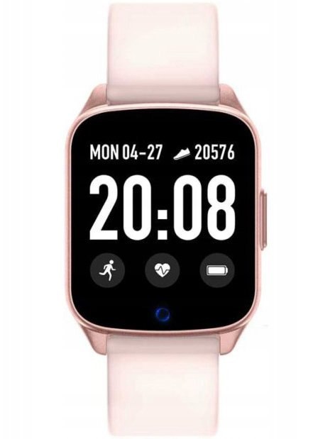 ZEGAREK DAMSKI Rubicon Smartwatch - pink (zr606d)