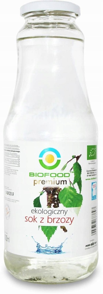 Bio Food Sok z Brzozy 1 l Bio