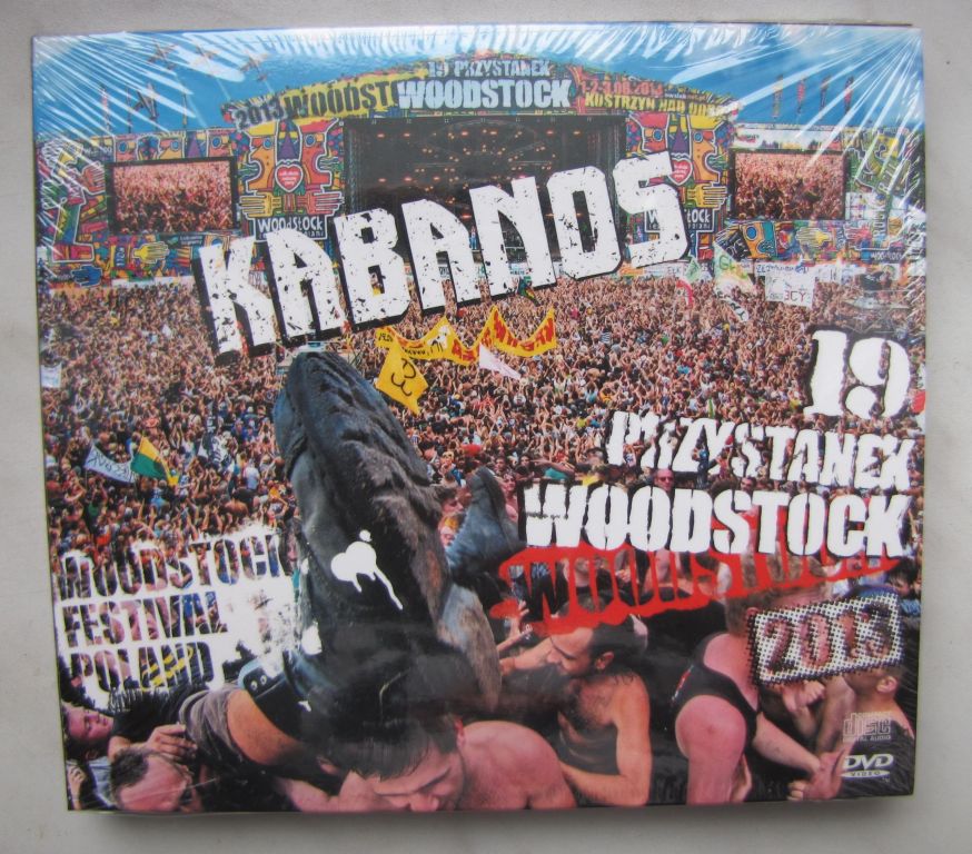 KABANOS koncert woodstock dvd/cd, nowy oryginał!