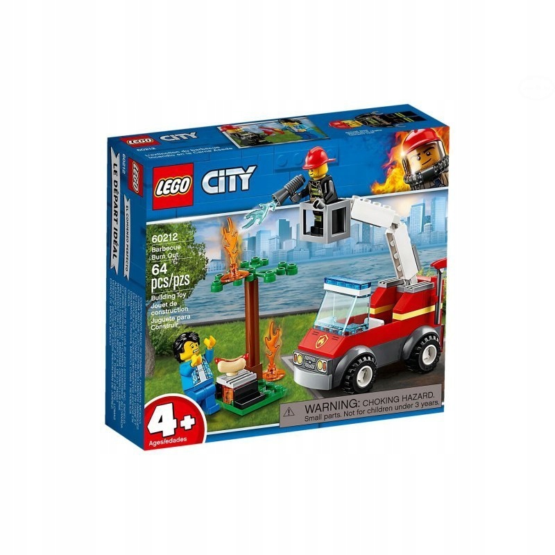 Płonący grill pożar LEGO City dla dzieci 4+60212