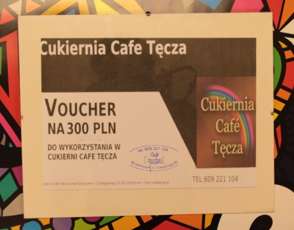 Voucher do wykorzystania w Cukierni Cafe Tęcza