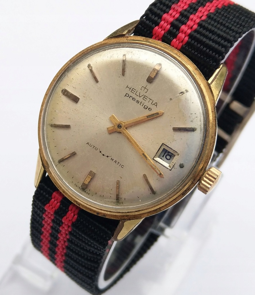 Helvetia Prestige Automatic 25J kal. 861 ETA 2522R 9823937391 oficjalne archiwum Allegro