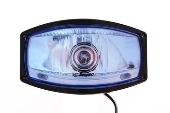 Reflektor dalekosiężny SKYLED JUMBO ELLIPSE (czarny, niebieskie szkło)