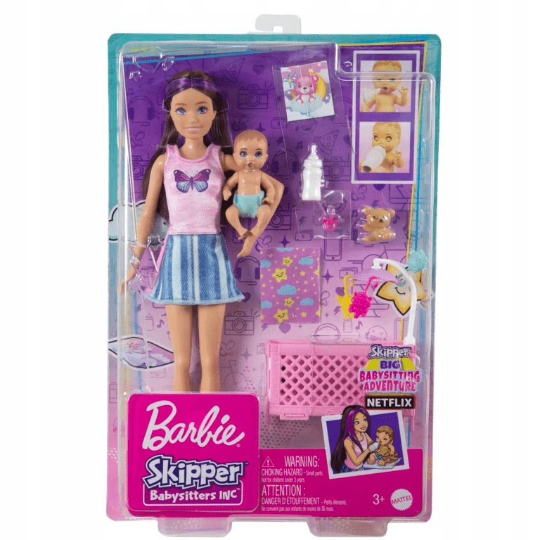 Barbie Skipper Zestaw opiekunka