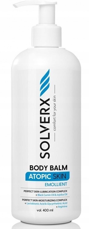 Solverx Atopic Skin 400ml balsam do ciała.POŁAMANA POMPKA